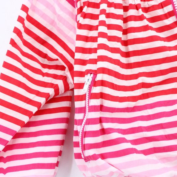 Hunter For Target Girls Striped Half-Zip Hooded Jacket Windbreaker S 6/6X NWT - Picture 4 of 10